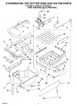 Diagram for 02 - Evaporator Ice Cutter Grid And Water Parts