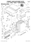 Diagram for 01 - Cabinet Liner And Door Parts