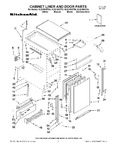 Diagram for 01 - Cabinet Liner And Door Parts