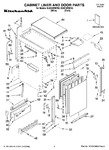 Diagram for 01 - Cabinet Liner And Door Parts