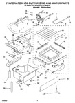 Diagram for 02 - Evaporator, Ice Cutter Grid And Water Parts