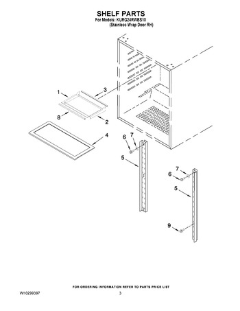 Diagram for KURG24RWBS10