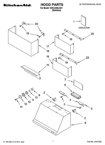 Diagram for KWCU300LSS1