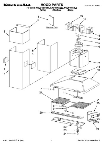 Diagram for KWCU405SBL0