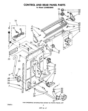 Diagram for LA3400XMW0