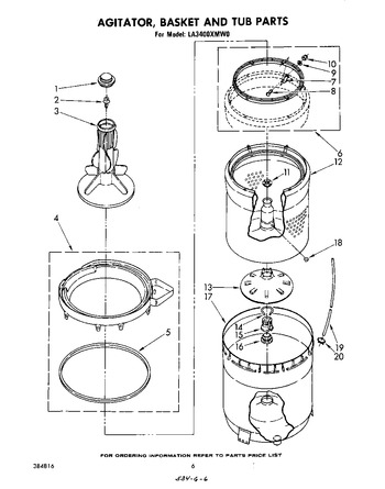 Diagram for LA3400XMW0