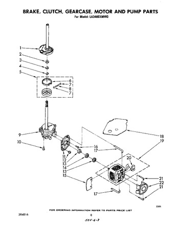 Diagram for LA3400XMW0