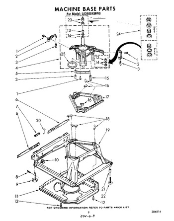 Diagram for LA3400XMW0