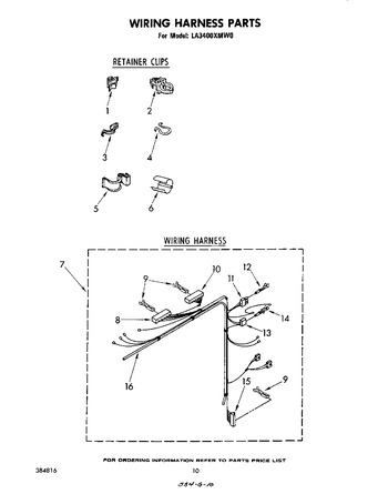 Diagram for LA3400XMW0