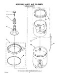 Diagram for 05 - Agitator, Basket And Tub