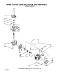 Diagram for 07 - Brake, Clutch, Gearcase, Motor And Pump