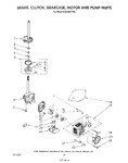 Diagram for 08 - Brake, Clutch, Gearcase, Motor And Pump