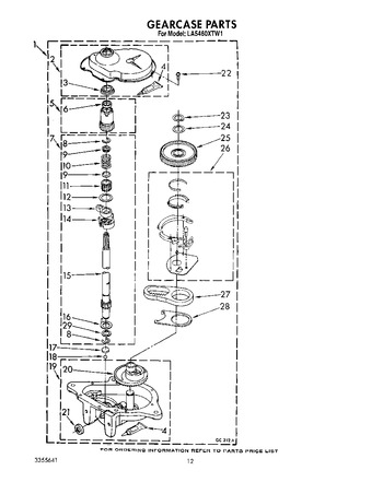 Diagram for LA5460XTG1