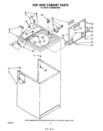 Diagram for LA5600XPW0