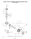 Diagram for 06 - Brake, Clutch, Gearcase, Motor And Pump