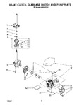 Diagram for 07 - Brake, Clutch, Gearcase, Motor And Pump