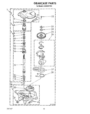 Diagram for LA5600XTF0