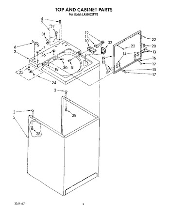 Diagram for LA5600XTF0