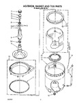 Diagram for 05 - Agitator, Basket And Tub