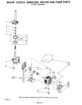 Diagram for 06 - Brake, Clutch, Gearcase, Motor And Pump