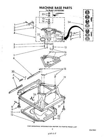 Diagram for LA5700XSW0