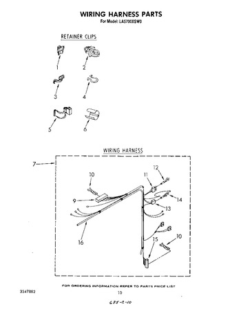 Diagram for LA5700XSW0