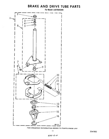 Diagram for LA5700XSW0