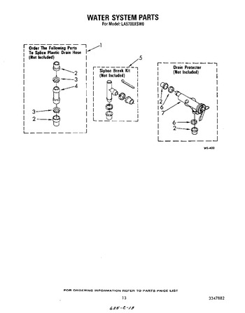 Diagram for LA5700XSW0