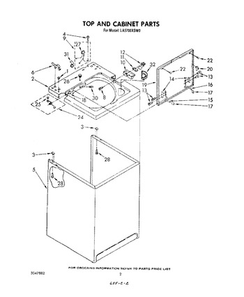 Diagram for LA5700XSW0