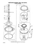 Diagram for 05 - Agitator, Basket And Tub