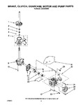 Diagram for 07 - Brake, Clutch, Gearcase, Motor And Pump