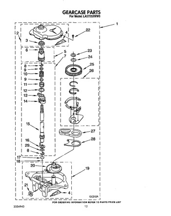 Diagram for LA5705XWW0