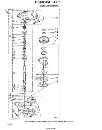 Diagram for LA5800XTW0