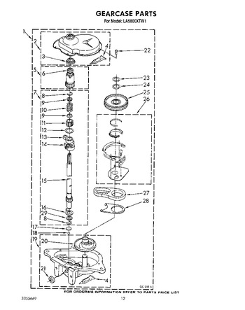 Diagram for LA5800XTG1