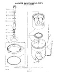 Diagram for 05 - Agitator, Basket And Tub