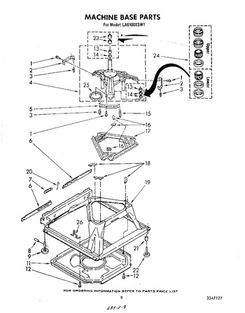 Diagram for LA6100XSW1