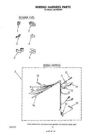 Diagram for LA6100XSW1