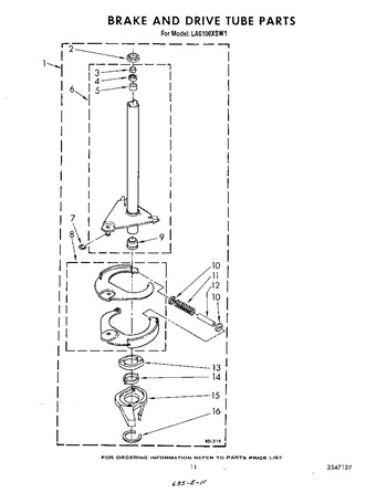 Diagram for LA6100XSW1