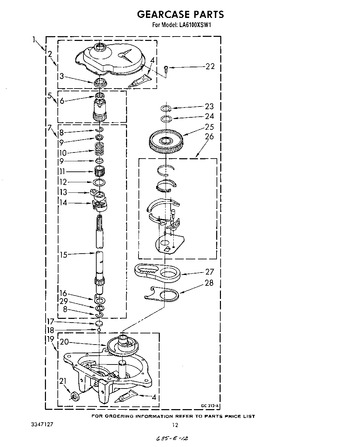 Diagram for LA6100XSW1