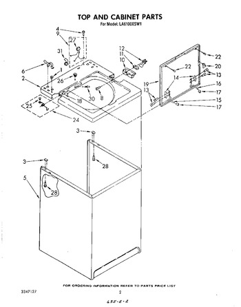 Diagram for LA6100XSW1