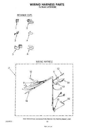 Diagram for LA7001XSW0