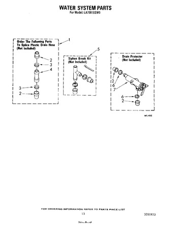 Diagram for LA7001XSW0