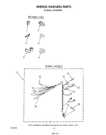 Diagram for LA7800XSW2