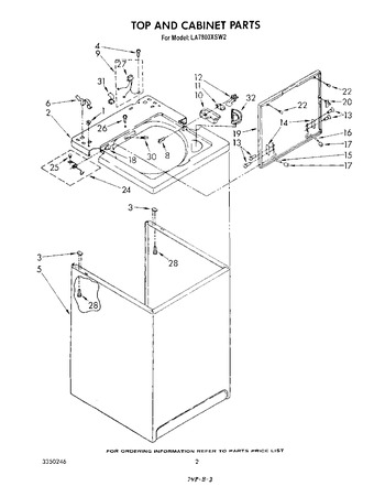 Diagram for LA7800XSW2