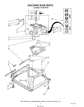 Diagram for LA7801XTN0