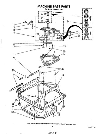 Diagram for LA8800XSW0