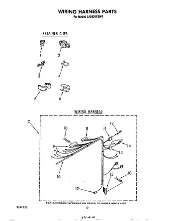 Diagram for LA8800XSW0