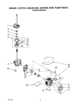 Diagram for LA8800XTF0