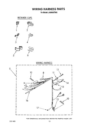 Diagram for LA8800XTF0