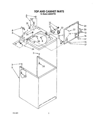 Diagram for LA8800XTF0